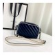 Gucci GG Marmont Matelassé Mini Bag 448065 Blue