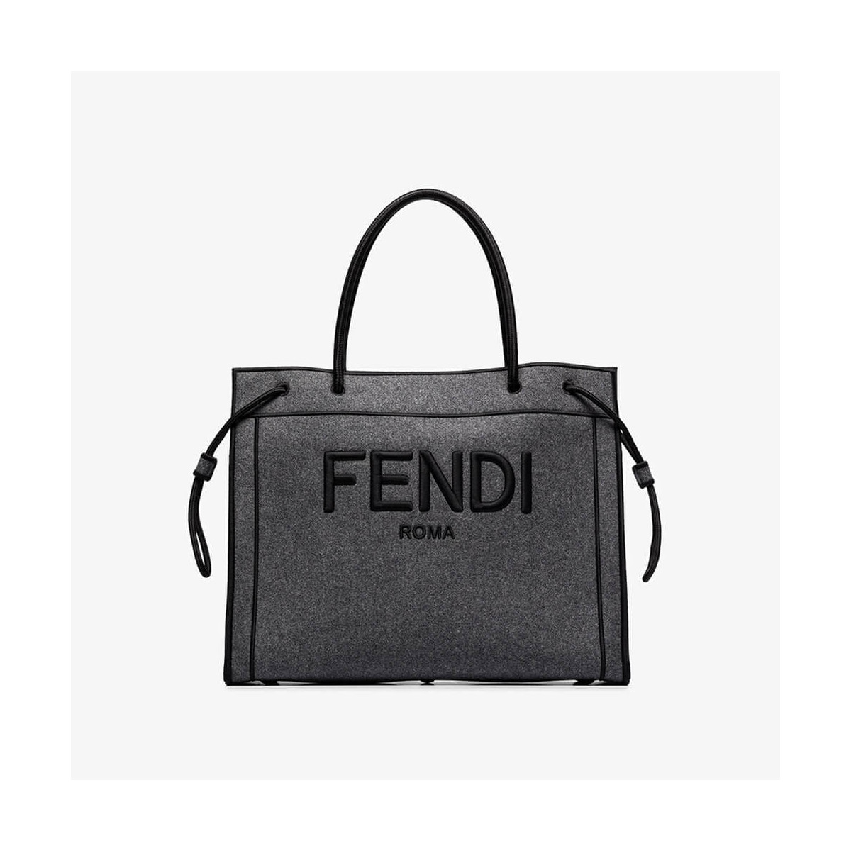 Fendi Logo Wool Shopper 8BH379