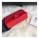 Chanel 1112 Red Medium Size 2.55 Lambskin Leather Flap Bag