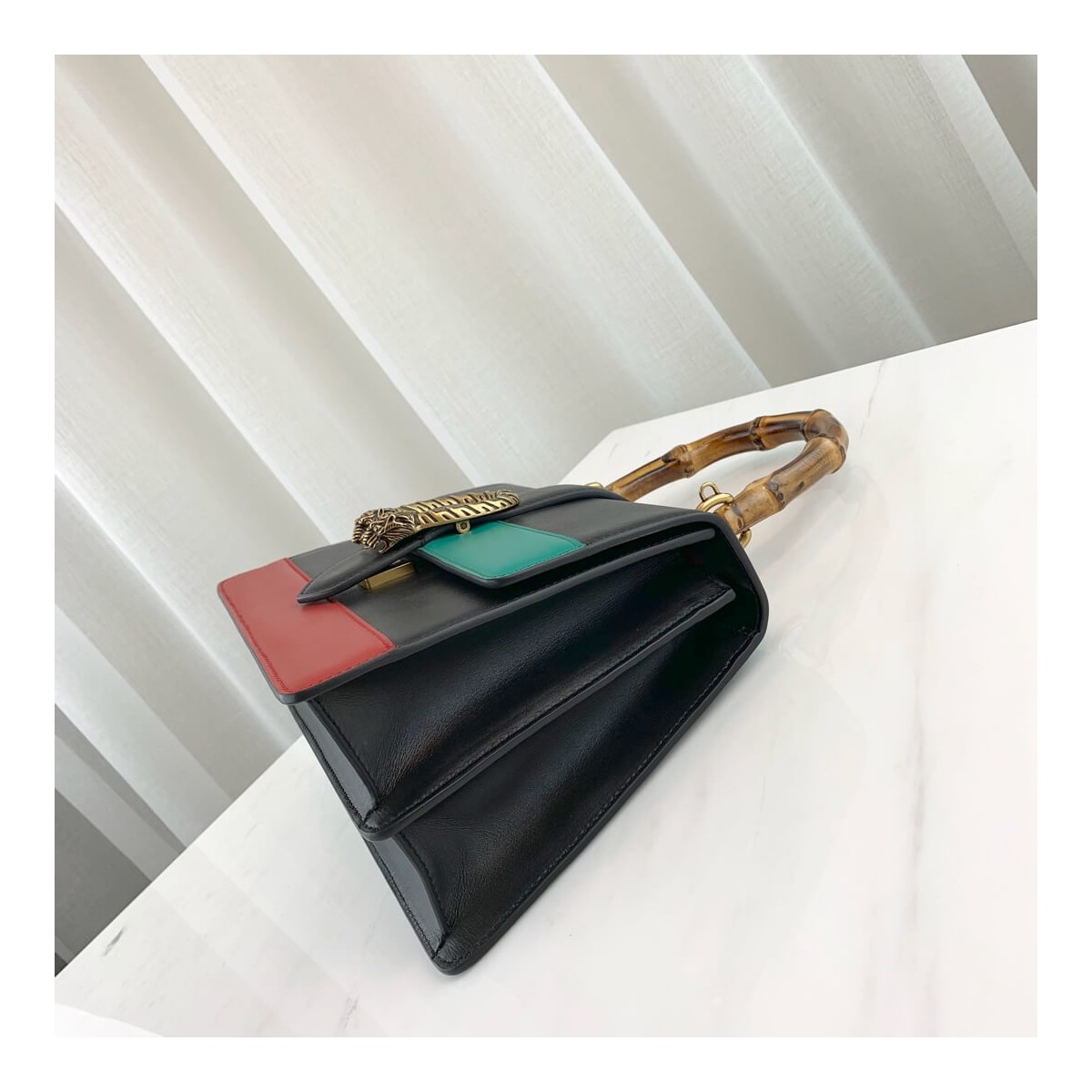 Gucci Dionysus Medium Top Handle Bag 448075 Blue/Green/Red