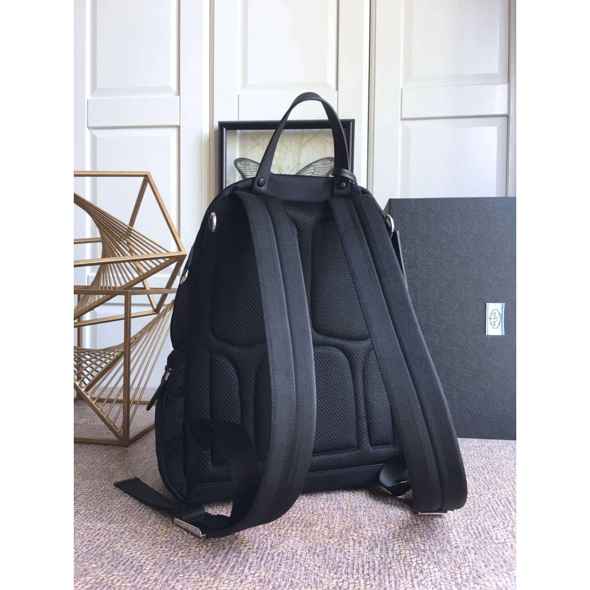 Prada Technical Fabric Backpack 2VZ025