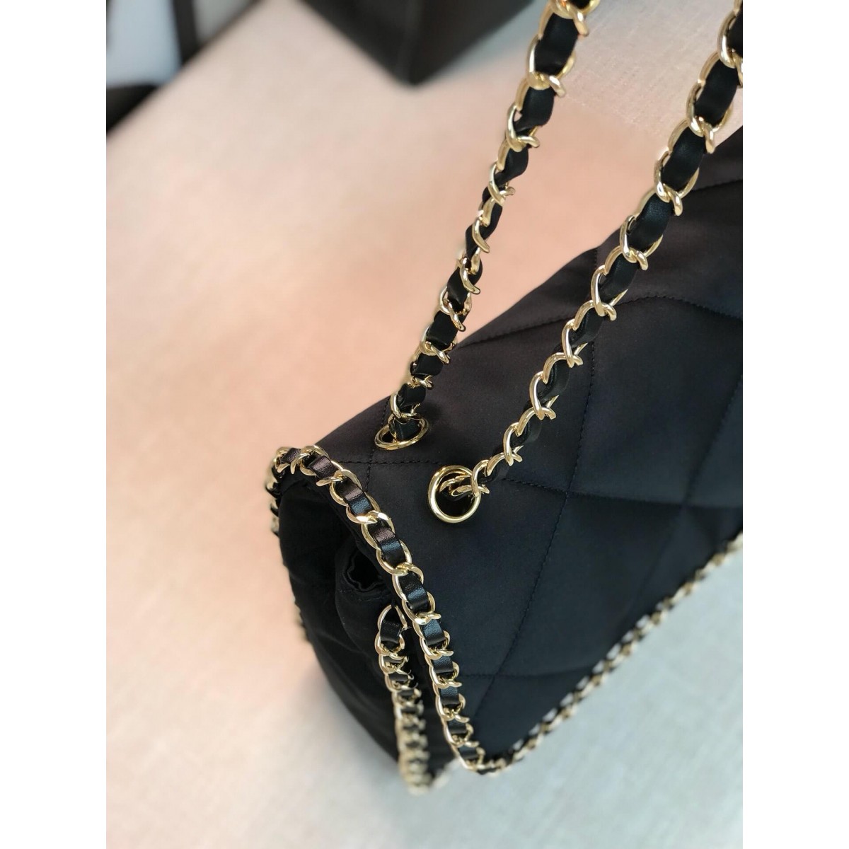 Chanel Satin Flap Bag AS1030