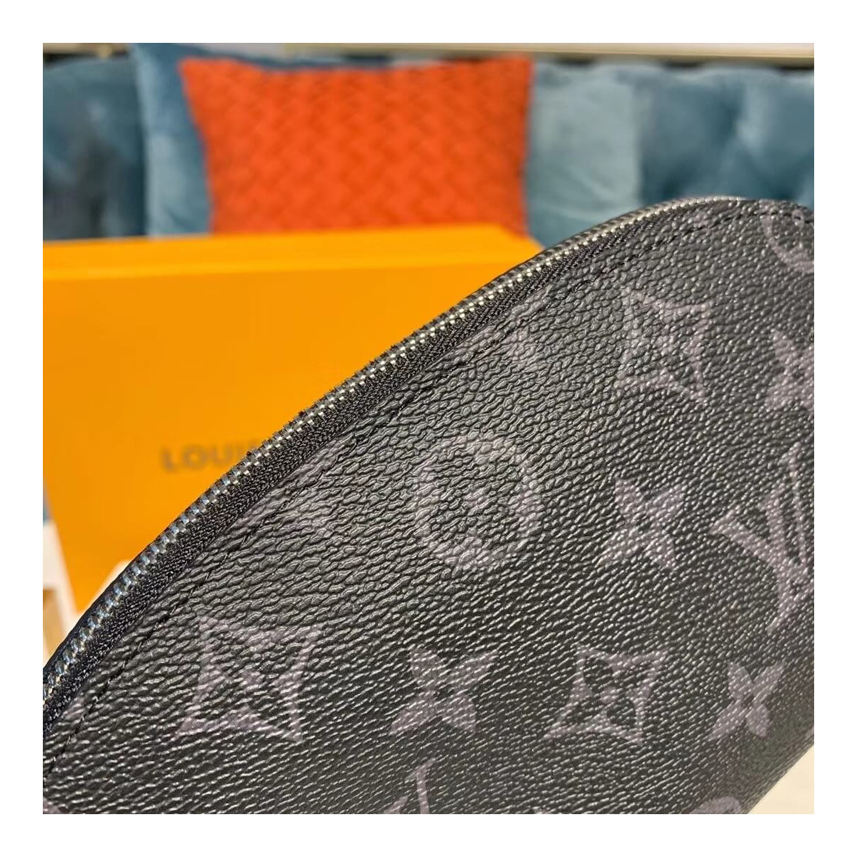 Louis Vuitton Monogram Eclipse Cosmetic Pouch M60024