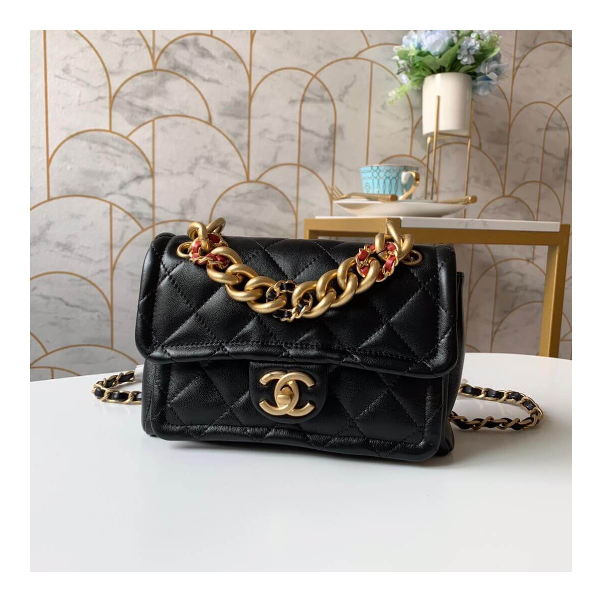 Chanel Mini Flap Chain Bag AS0936