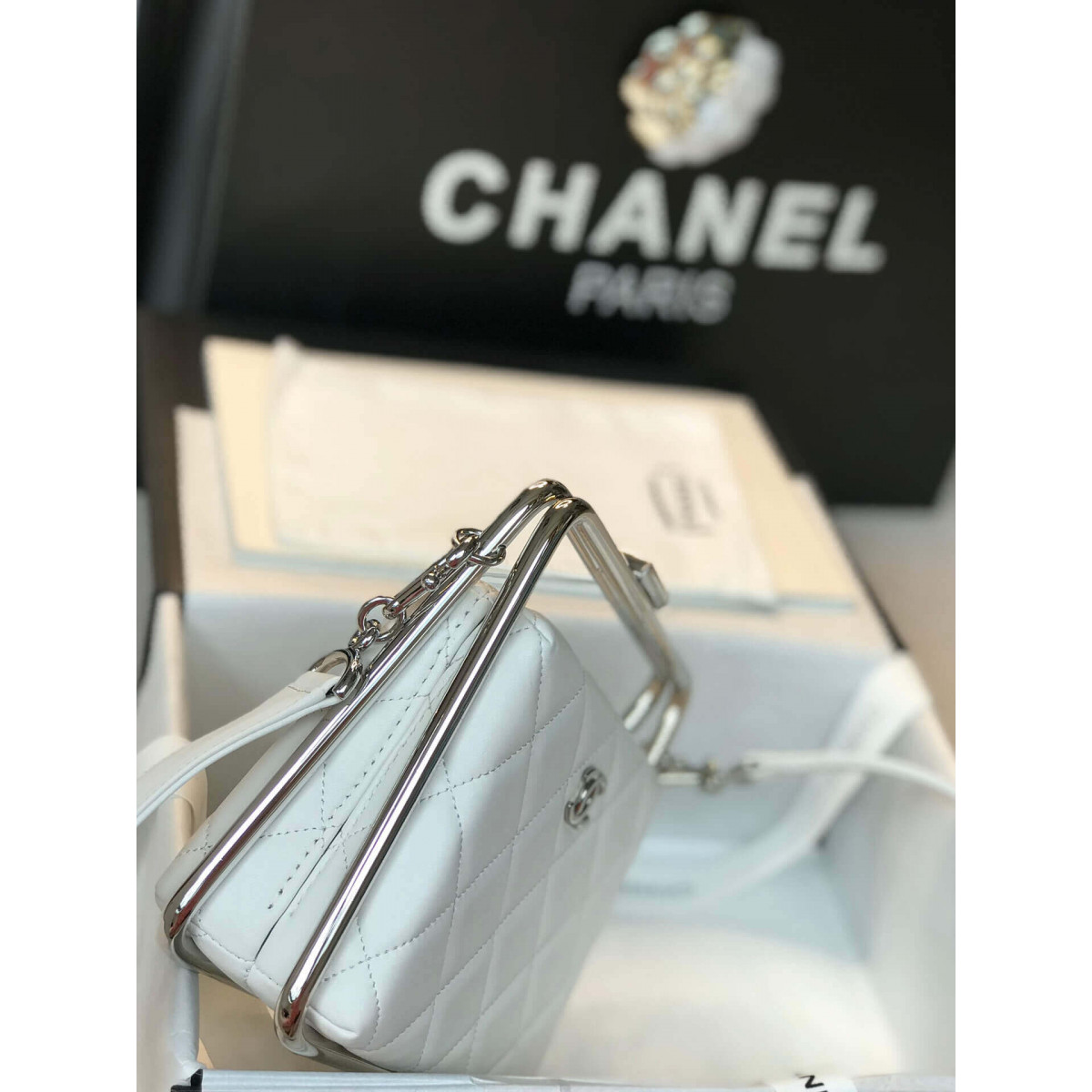 Chanel Lambskin Clutch AS1732