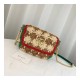 Gucci GG Marmont Raffia Small Shoulder Bag 574433