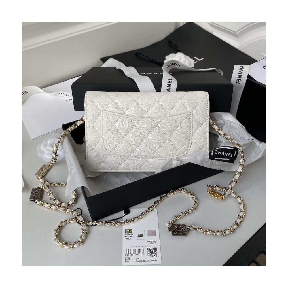 Chanel Caviar Calfskin WOC Wallet On Chain AP2400