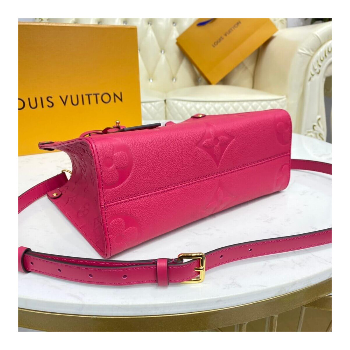 Louis Vuitton Monogram Empreinte Leather Onthego PM M45660