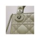 Dior Mini Lady Dior Bag in Ultramatte Cannage Calfskin M0505