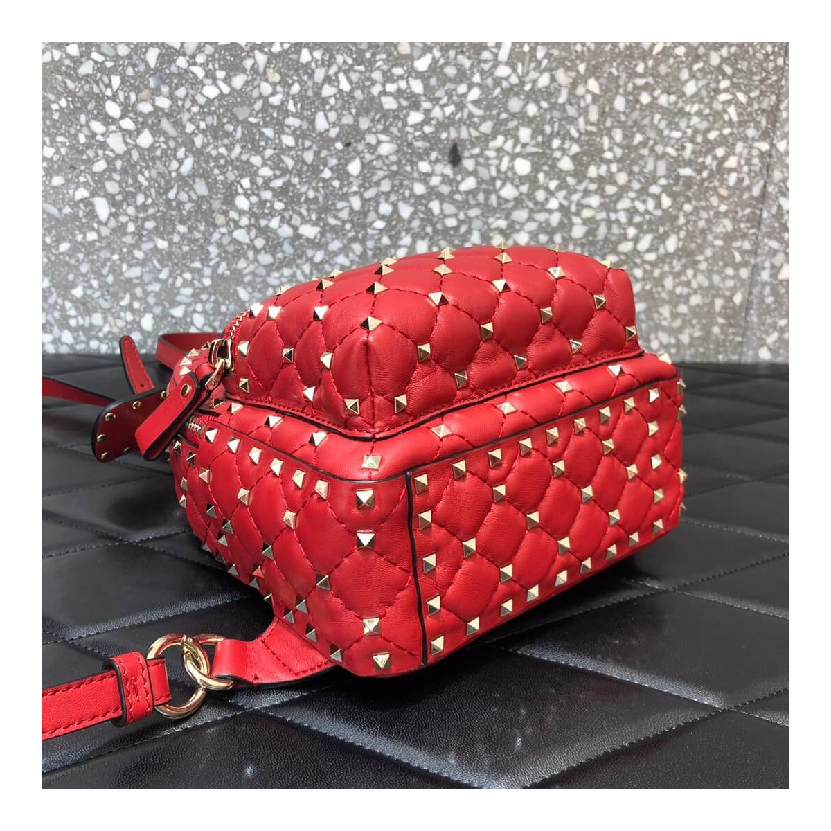 Valentino Garavani Rockstud Spike Mini Backpack 0630J