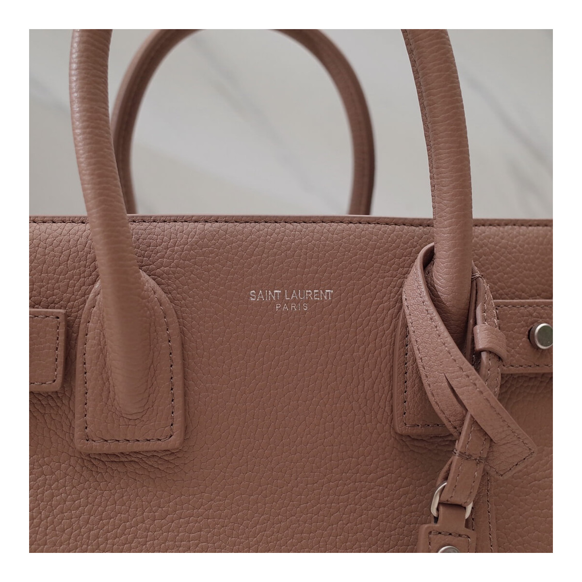 Saint Laurent Sac De Jour Souple Baby In Grained Leather 477477