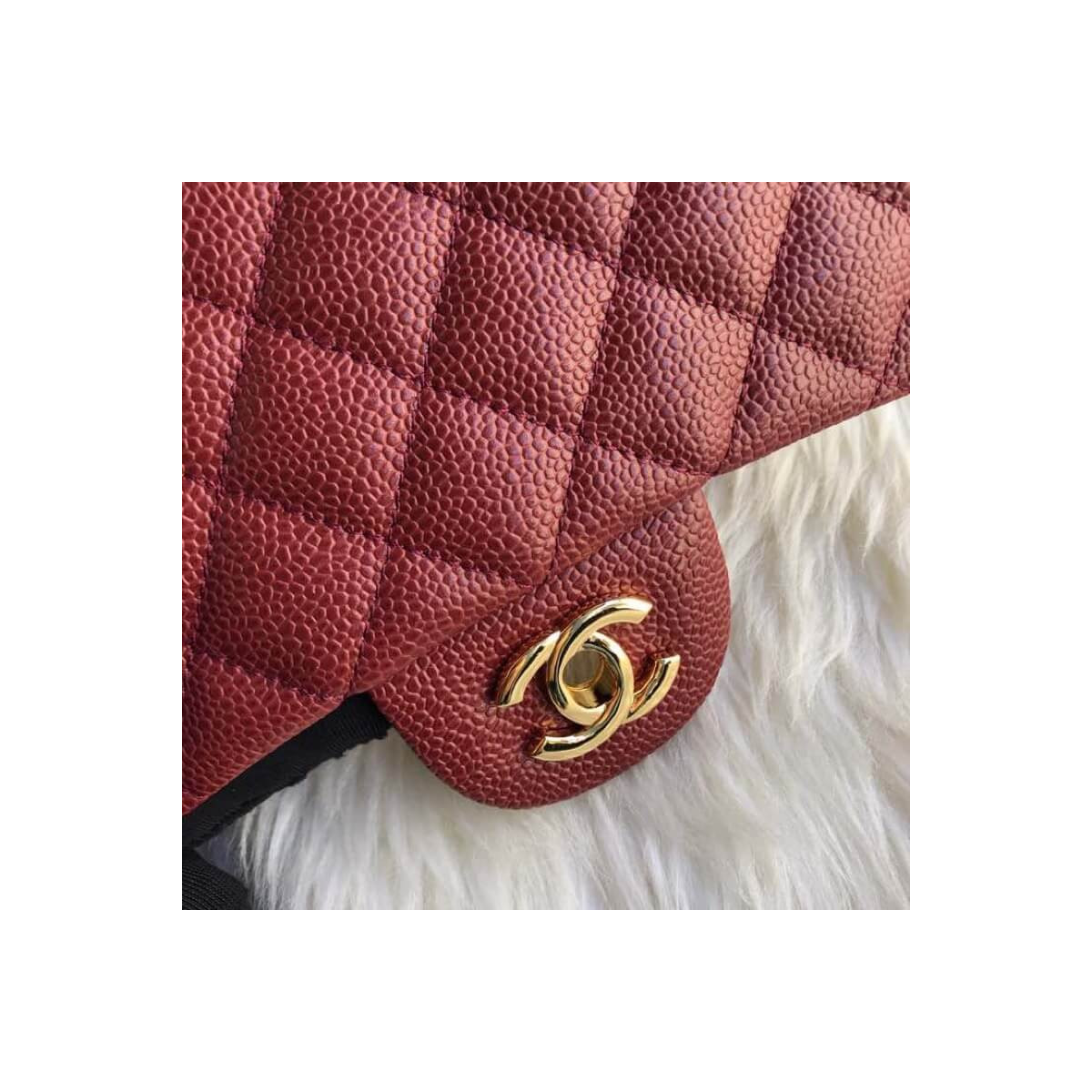 Chanel Caviar Calfskin 20cm Classic Flap Bag 1116