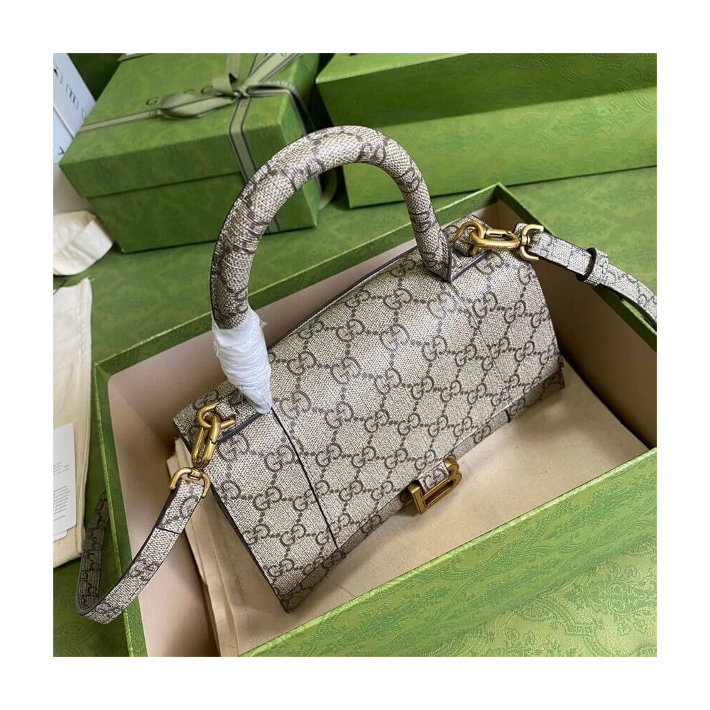 Gucci x Balenciaga Hourglass Small Top Handle Bag 658575