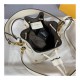 Fendi Mon Tresor Mini Logo-Print Leather Bucket Bag 8BS010