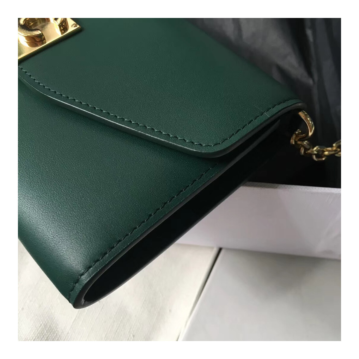 Celine C Wallet On Chain In Smooth Calfskin 10B903