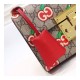 Gucci GG Apple Print Padlock Small Shoulder Bag 409487