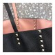 Valentino Garavani Medium Double Rockstud Reversible Tote Bag 0067J Pink/Black