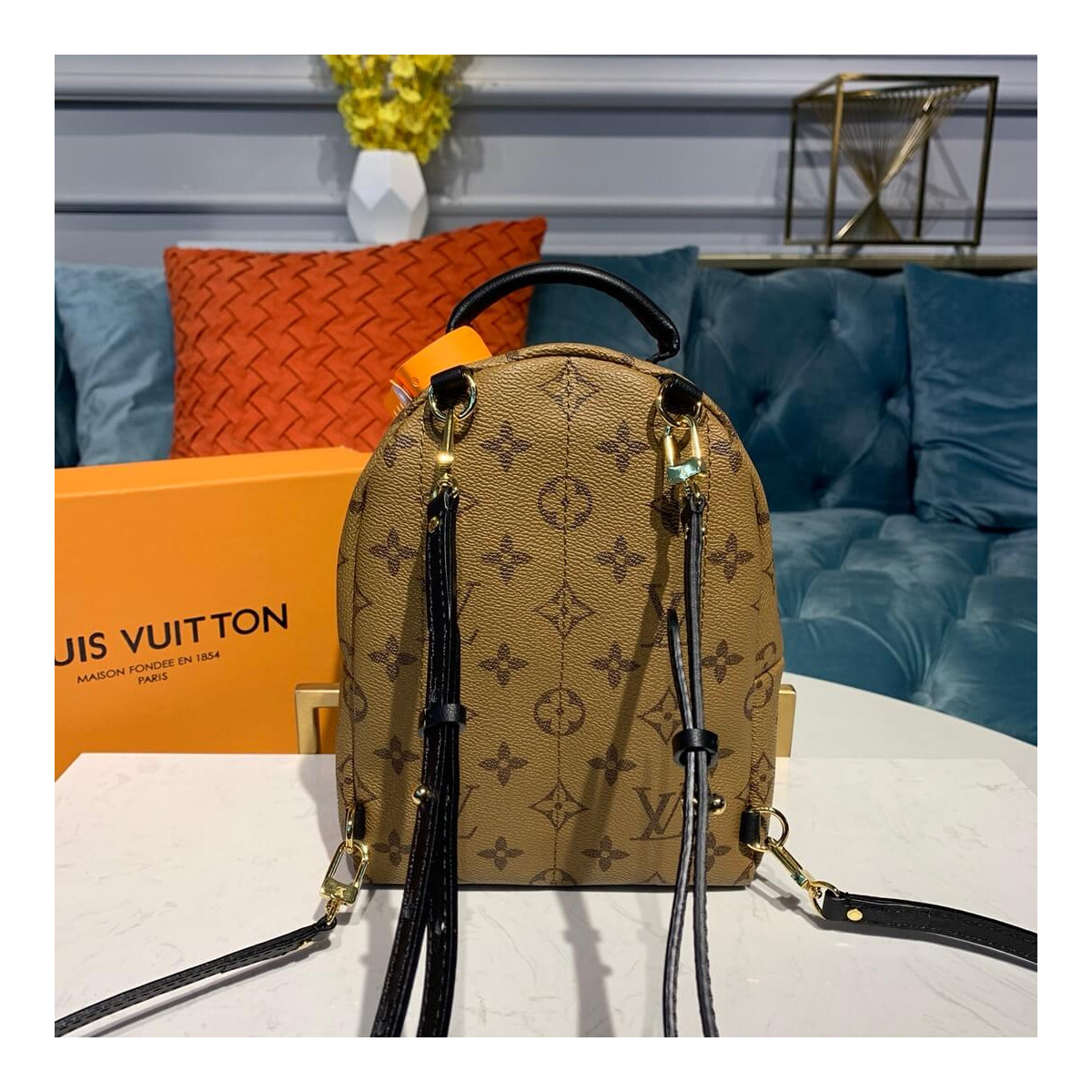 Louis Vuitton Monogram Canvas Palm Springs Backpack Mini M42411