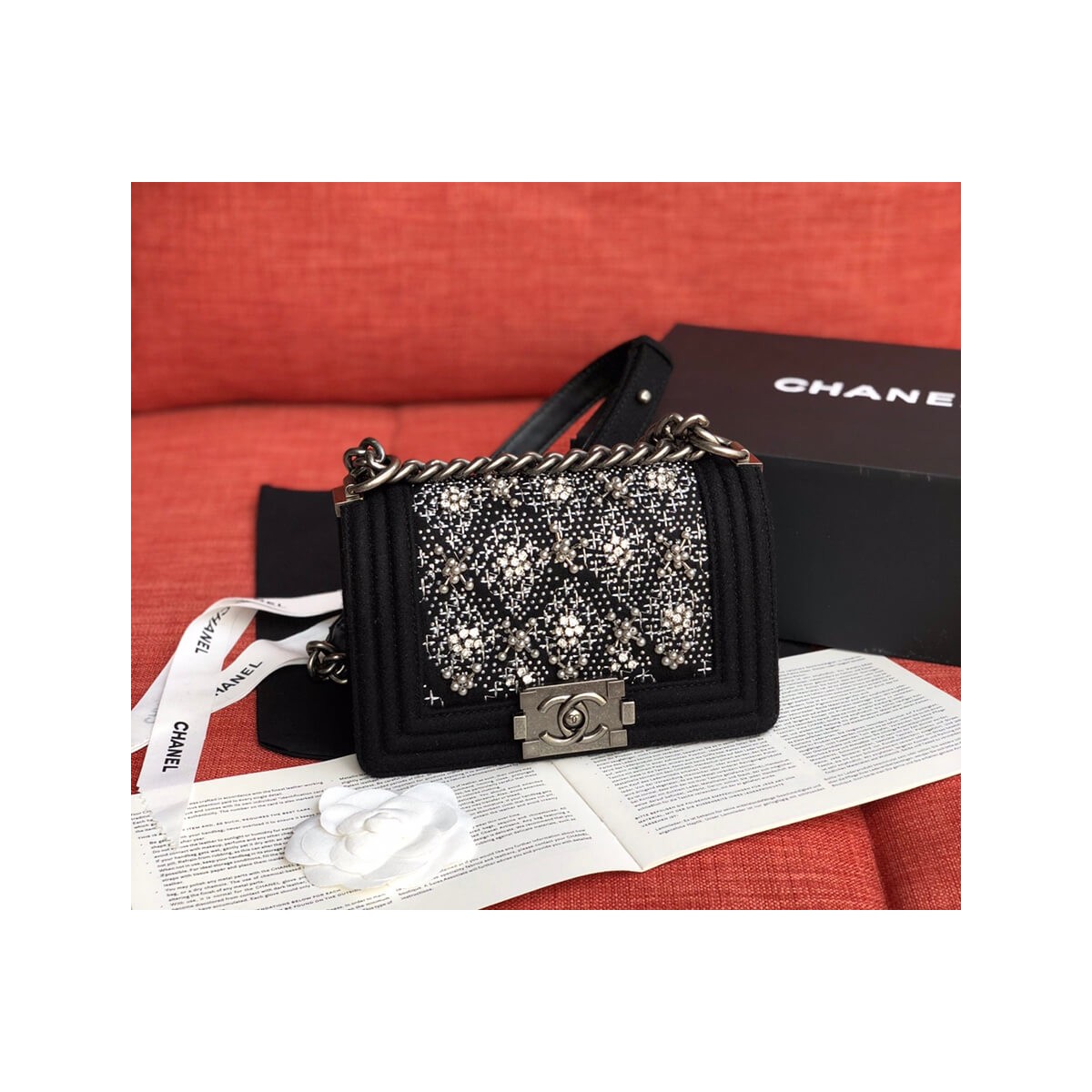 Chanel Small Boy Chanel Handbag A67085