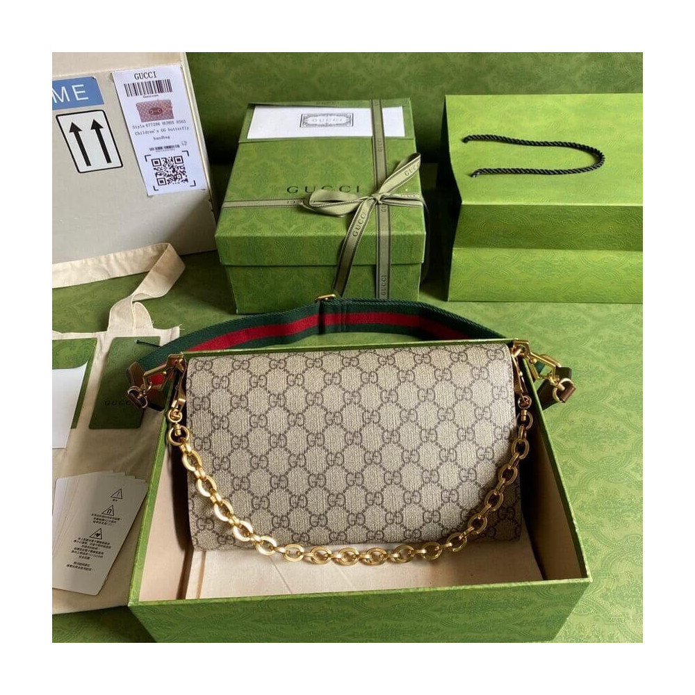 Gucci Horsebit 1955 Small Bag In GG Supreme 677286