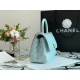 Chanel Grained Calfskin Mini Flap Bag with Top Handle 99003