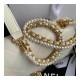 Chanel Crystal Pearls Chain Flap Bag AS2210