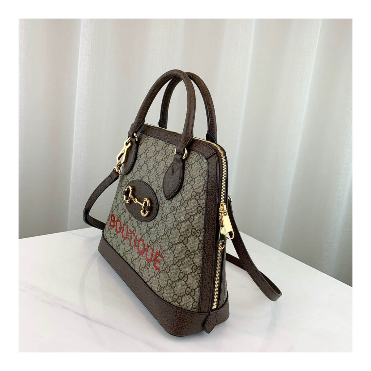 Gucci 1955 Horsebit Medium Top Handle Bag 602206