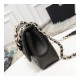 Chanel Flap Bag With Large Bi-Color Chain AS1354