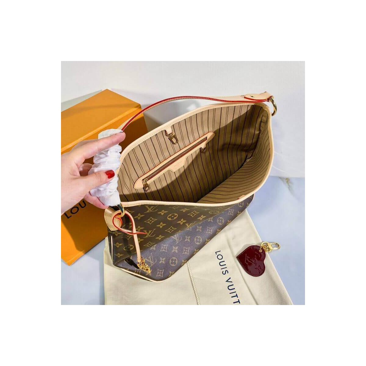 Louis Vuitton Monogram Canvas Delightful MM M50156