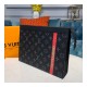 Louis Vuitton Monogram Eclipse Pochette Voyage MM M61692E