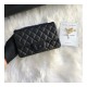 Chanel Lambskin 20cm Classic Flap Bag 1116 Black