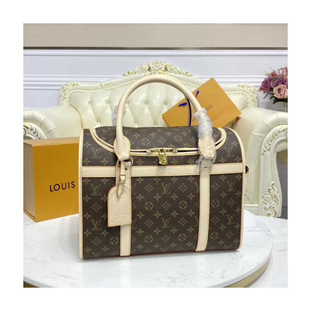 Louis Vuitton Monogram Canvas Dog Carrier 40 M42024