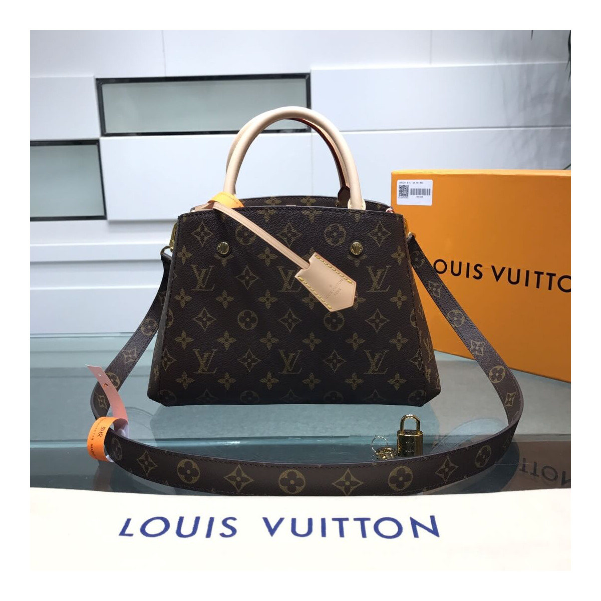 Louis Vuitton Monogram Canvas Montaigne BB M41055