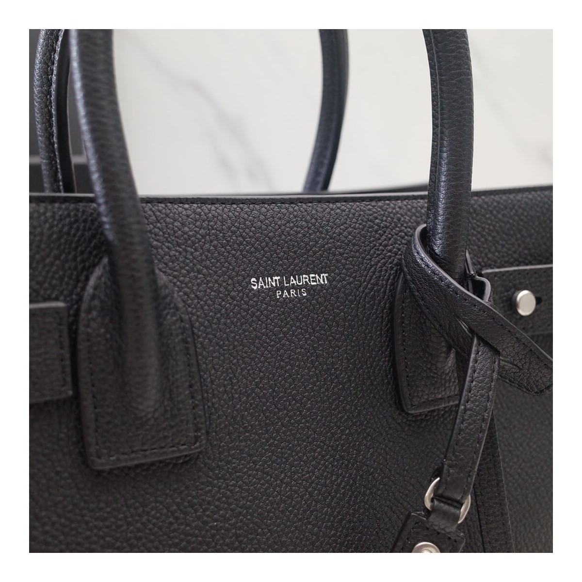 Saint Laurent Sac De Jour Souple Baby In Grained Leather 477477