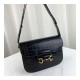 Gucci 1955 Horsebit Crocodile Shoulder Bag 602204