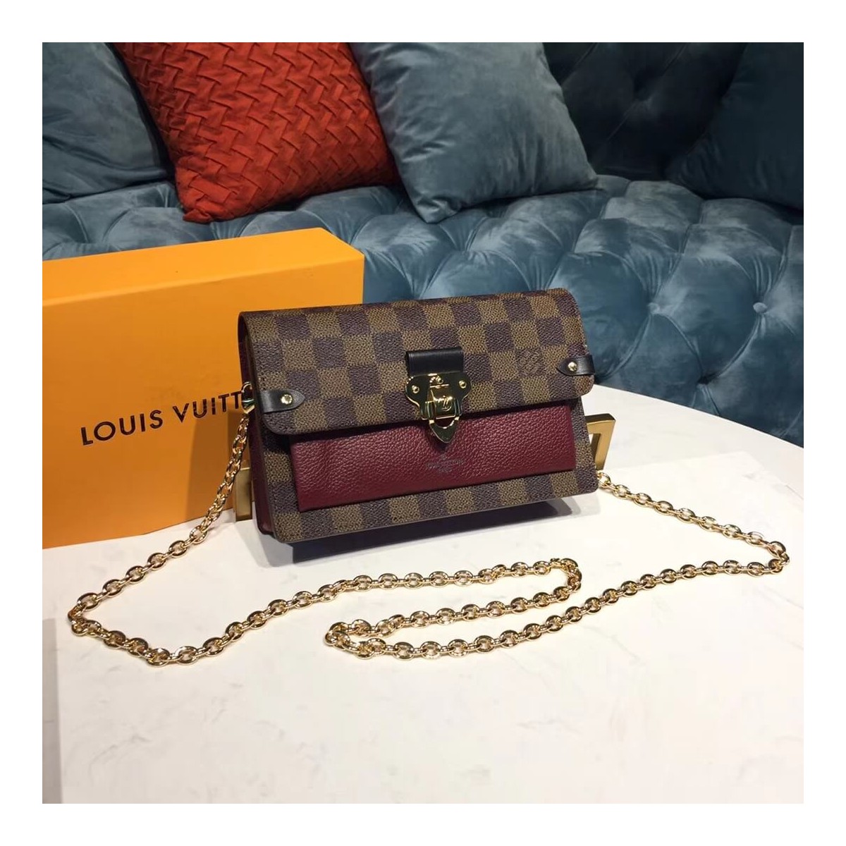 Louis Vuitton Vavin Chain Wallet N60237 N60221 N60222