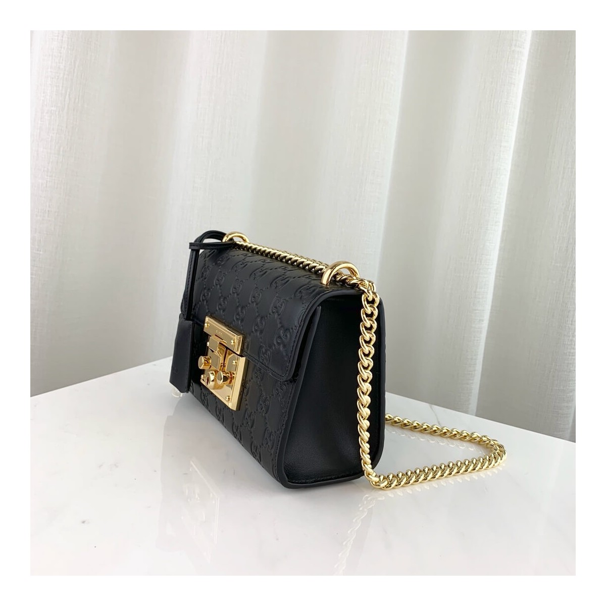 Gucci Padlock Small Gucci Signature Shoulder Bag 409487