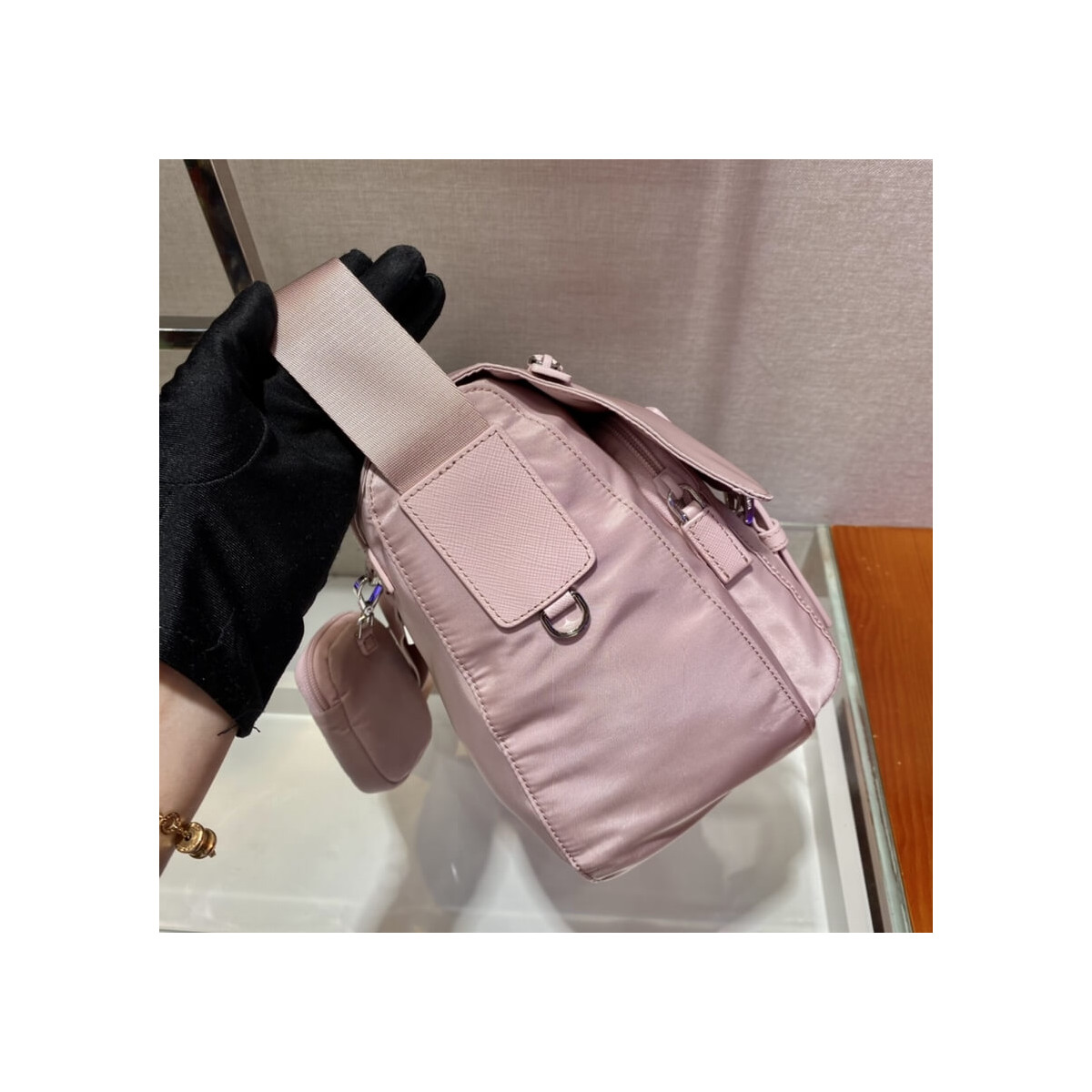 Prada Medium Nylon Shoulder Bag 1BD671