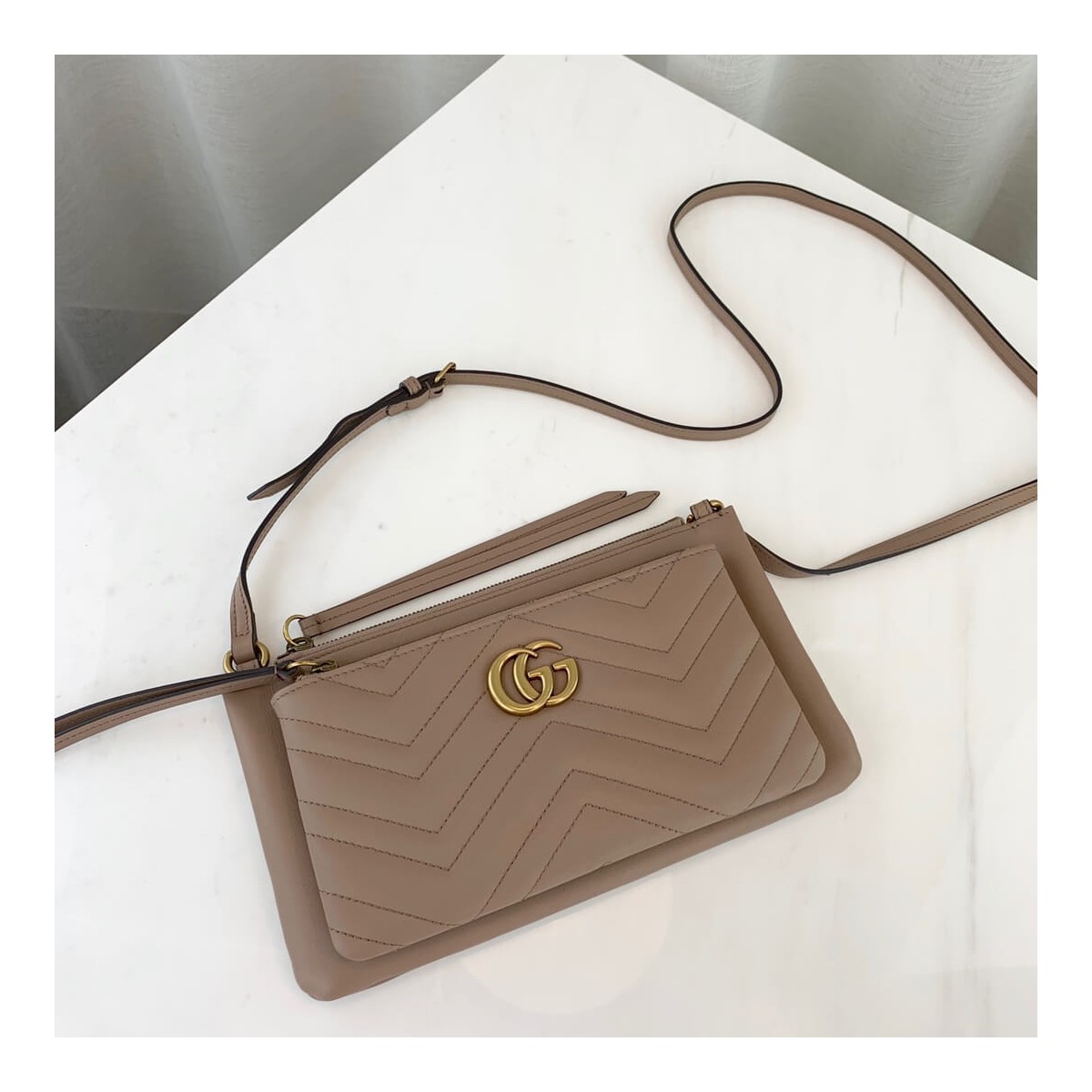 Gucci Marmont Matelasse Shoulder Bag 453878