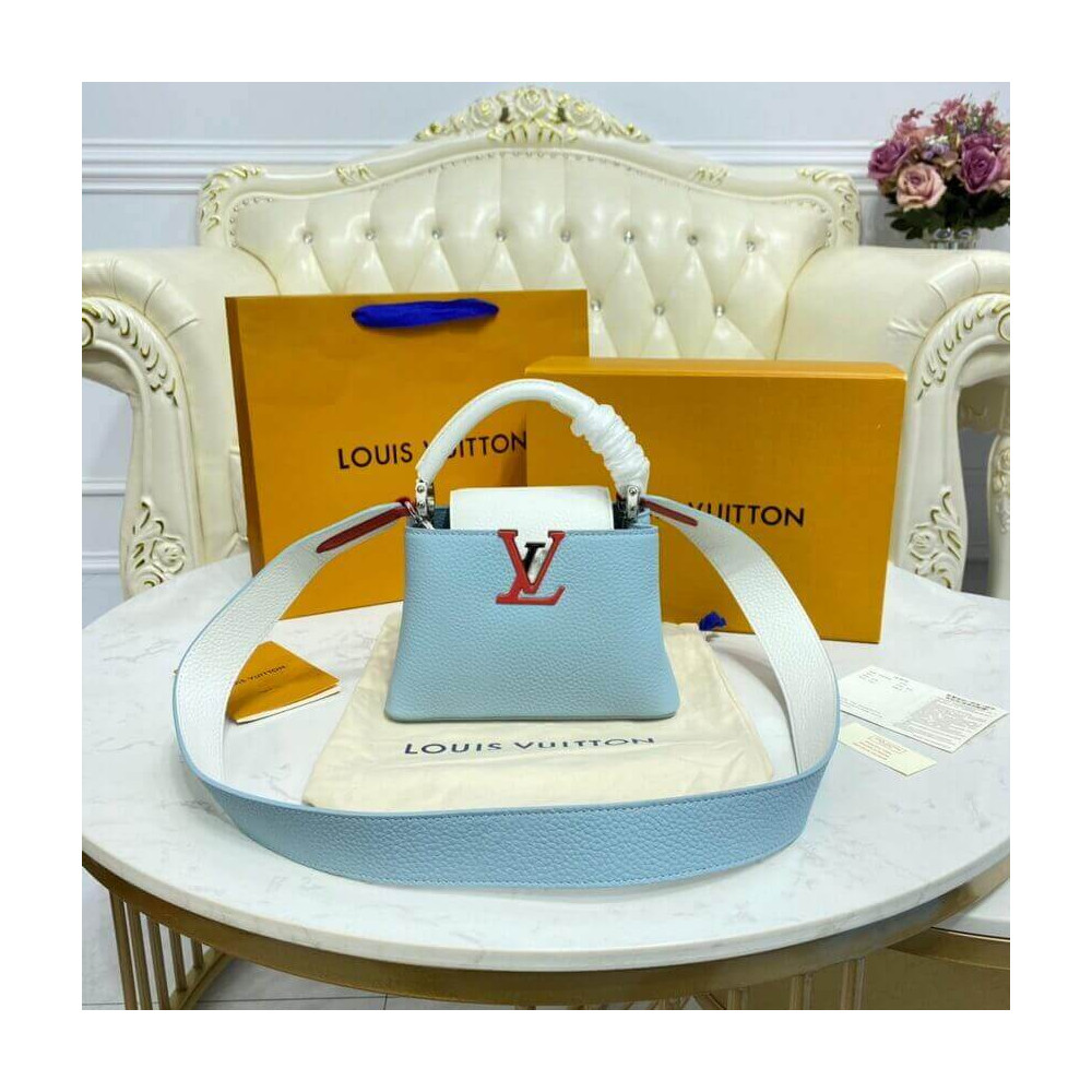 Louis Vuitton Taurillon Leather Capucines Mini M57519