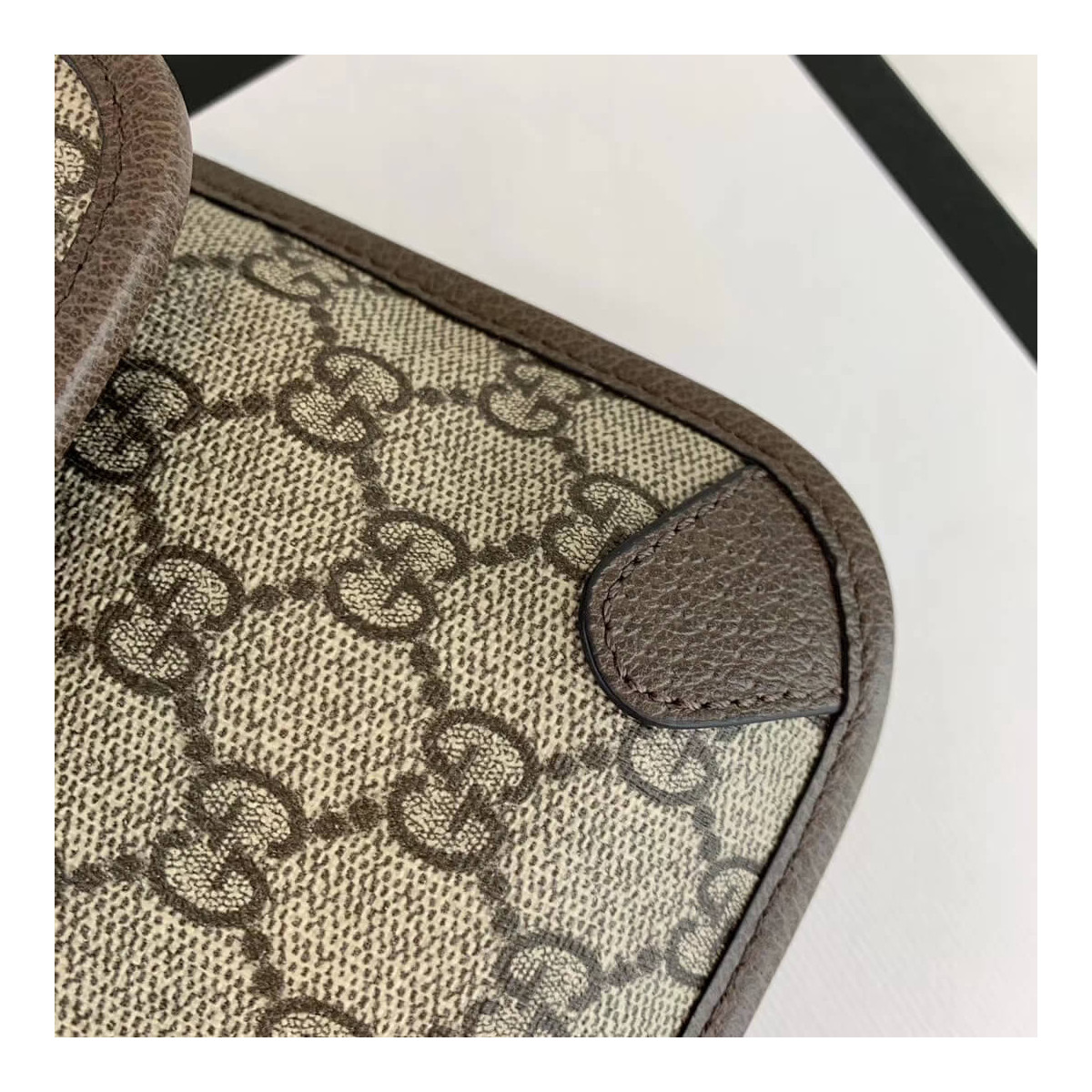 Gucci GG Supreme 489617 Coffee