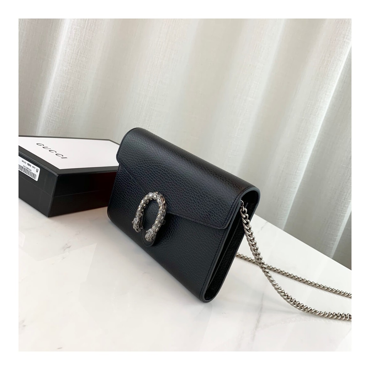 Gucci Dionysus Leather Mini Chain Bag 401231