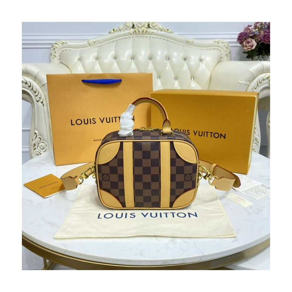 Louis Vuitton Damier Azur Valisette Souple BB N50065