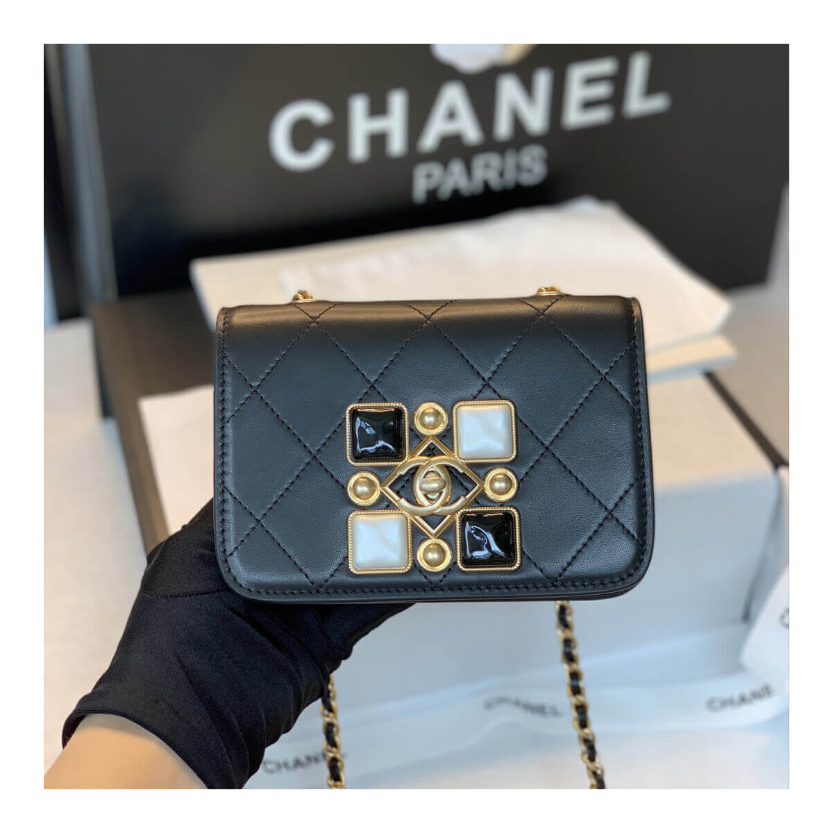 Chanel Mini Flap Evening Bag B01962