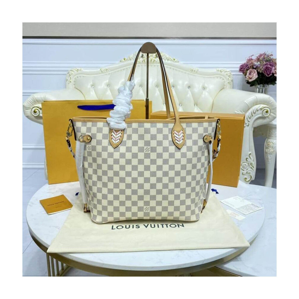 Louis Vuitton Damier Azur Neverfull MM N50047