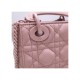 Dior Mini Lady Dior Bag in Ultramatte Cannage Calfskin M0505