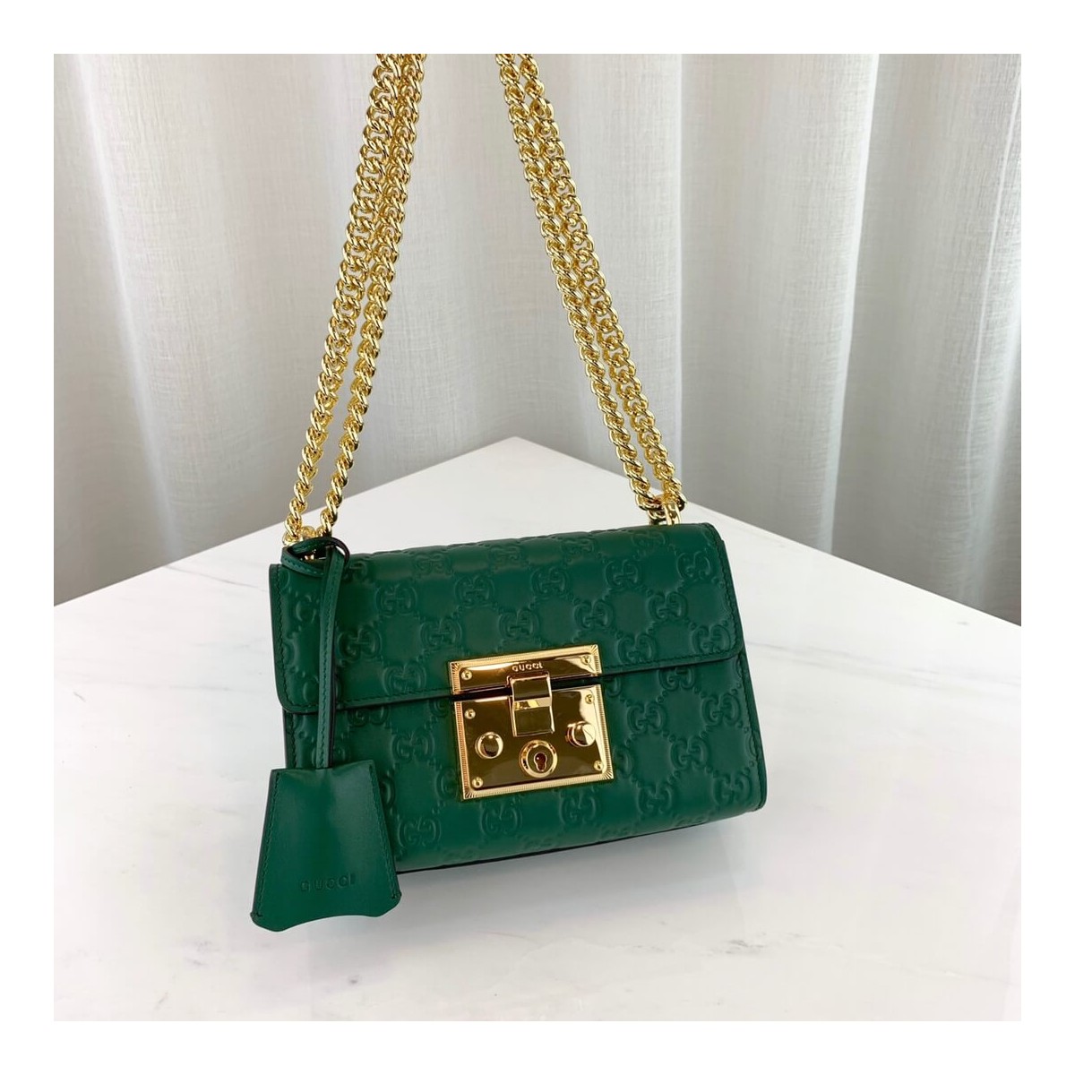 Gucci Padlock Small Gucci Signature Shoulder Bag 409487