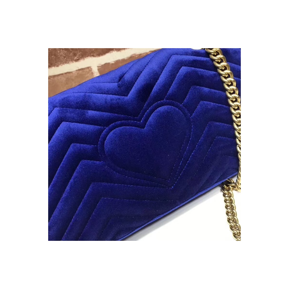 Gucci GG Marmont Velvet Shoulder Bag 443497