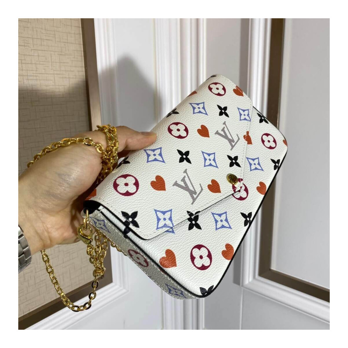 Louis Vuitton Monogram Multicolor Felicie Pochette M61276