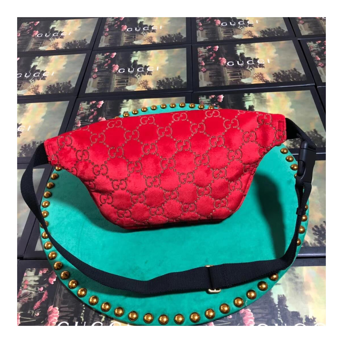 Gucci GG Velvet Belt Bag 574968